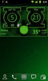 download Green Lantern Weather Clock apk